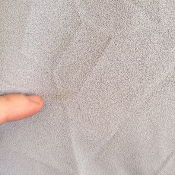 Cooper & Ella Light grey Amy Button Down Long Sleeve Blouse Size S - Picture 8 of 10